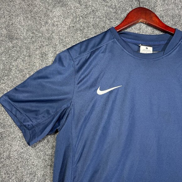 Nike Jersey Mens Large Short Sleeve Park V Game Crew Neck Dri Fit Pullover Logo - Picture 4 of 9